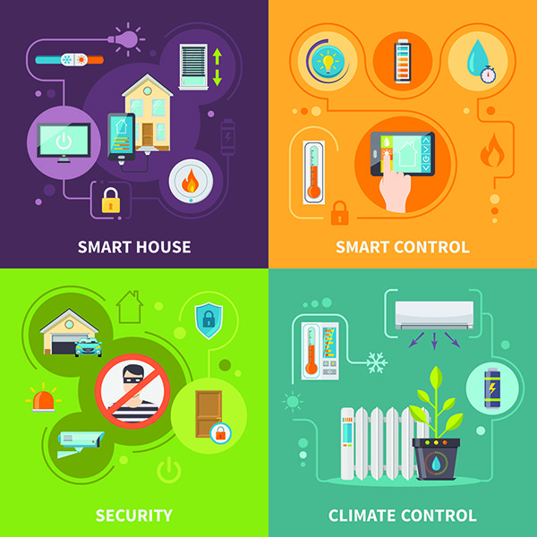 Go Basic or Bold in Your Mosaic Smart Home - smart home infographic