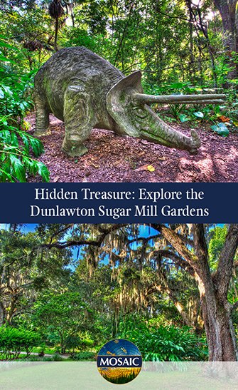 Hidden Treasure Explore The Dunlawton Sugar Mill Gardens Mosaic